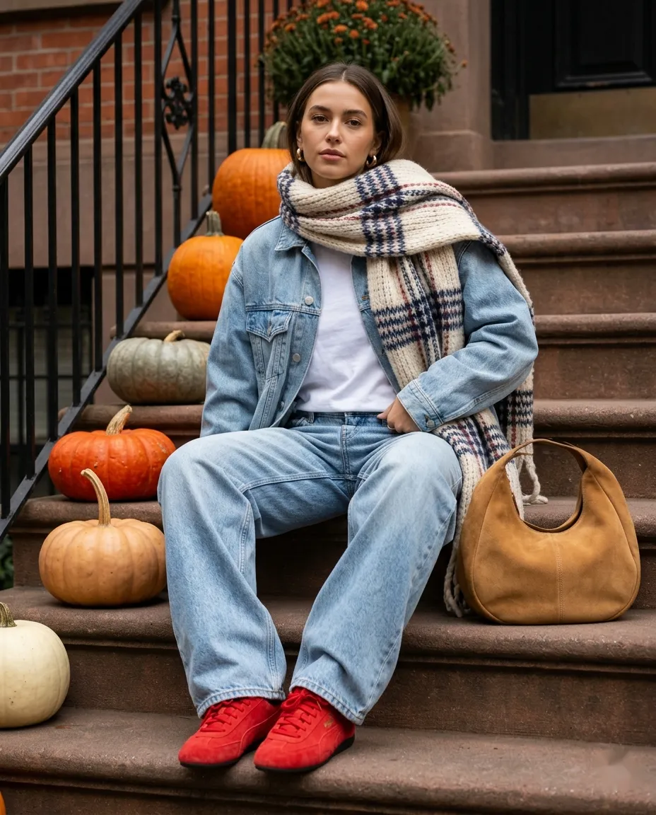6 Red Puma Speedcat Outfits for Fall